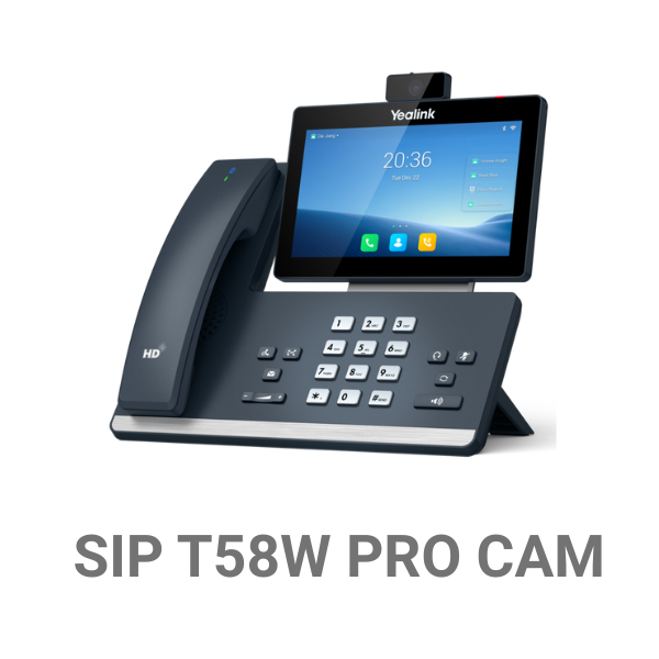 SIP-T58W PRO COM CAMERA